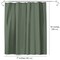 Americanflat 71x74 Solid Green Shower Curtain - Water Resistant - Polyester Fabric